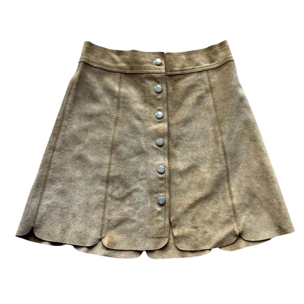 Isabel Marant Leather Snap Mini Skirt size 36
